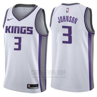 Camiseta Sacramento Kings Joe Johnson #3 Association 2017-18 Blanco