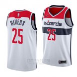 Camiseta Washington Wizards Austin Rivers #25 Association 2018 Blanco