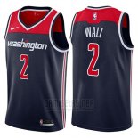 Camiseta Washington Wizards John Wall #2 Azul 2017-18 Azul