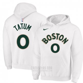 Sudaderas con Capucha Boston Celtics Jayson Tatum Ciudad 2023-24 Blanco