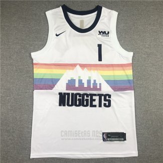 Camiseta Denver Nuggets Michael Porter JR. #13 Association 2017-18 Blanco