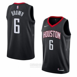 Camiseta Houston Rockets Bobby Marron #6 Statement 2018 Negro