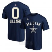 Camiseta Manga Corta All Star 2024 Damian Lillard Azul