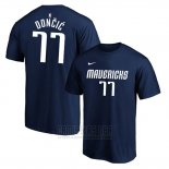 Camiseta Manga Corta Luka Doncic Dallas Mavericks Azul1