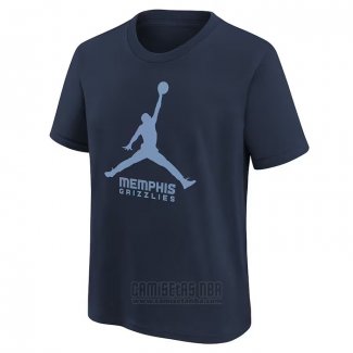 Camiseta Manga Corta Memphis Grizzlies Essential Jumpman Azul