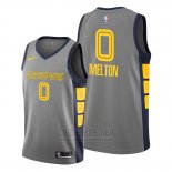 Camiseta Memphis Grizzlies De'anthony Melton #0 Ciudad Gris