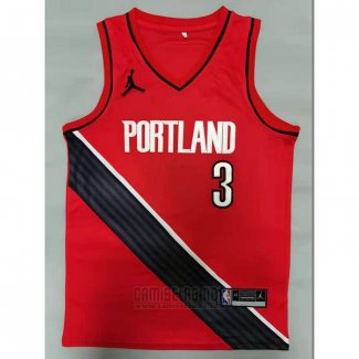 Camiseta Portland Trail Blazers C.J. McCollum #3 Ciudad Negro