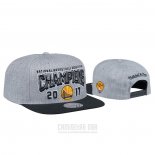 Gorra Golden State Warriors 2017 NBA Finals Champions Snapback Gris