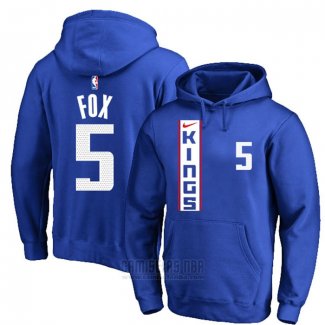 Sudaderas con Capucha Sacramento Kings De'Aaron Fox Ciudad 2023-24 Azul