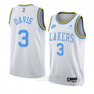 Camiseta Los Angeles Lakers Anthony Davis #3 Classic 2022-23 Blanco