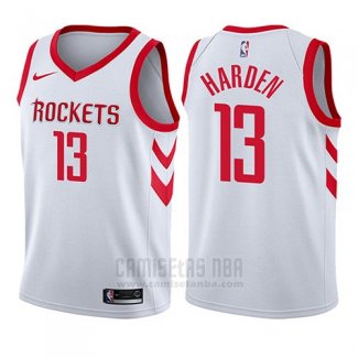 Camiseta Nino Houston Rockets James Harden #13 Association 2017-18 Blanco