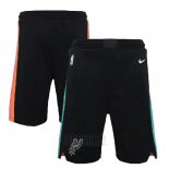 Pantalone San Antonio Spurs Ciudad 2020-21 Negro