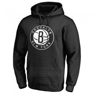 Sudaderas con Capucha Brooklyn Nets Negro2