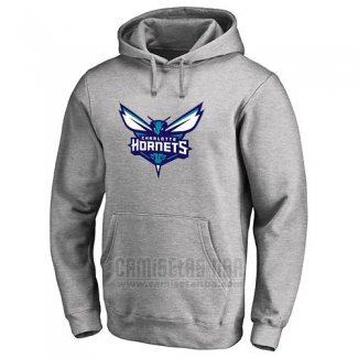 Sudaderas con Capucha Charlotte Hornets Gris