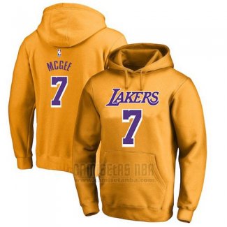 Sudaderas con Capucha Javale Mcgee Los Angeles Lakers Amarillo3