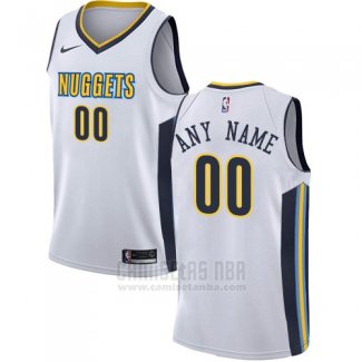 Camiseta Denver Nuggets Nike Personalizada 17-18 Blanco