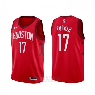 Camiseta Houston Rockets P.j. Tucker #17 Earned Rojo