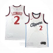 Camiseta Los Angeles Clippers Kawhi Leonard #2 Association 2024-25 Blanco