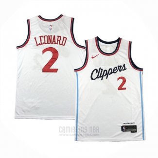 Camiseta Los Angeles Clippers Kawhi Leonard #2 Association 2024-25 Blanco