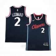 Camiseta Los Angeles Clippers Kawhi Leonard #2 Icon 2024-25 Azul