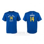 Camiseta Manga Corta Gary Harris Denver Nuggets Azul