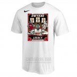 Camiseta Manga Corta Miami Heat Dwyane Wade Blanco