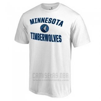 Camiseta Manga Corta Minnesota Timberwolves Blanco2