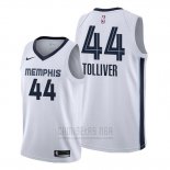 Camiseta Memphis Grizzlies Anthony Tolliver #44 Association 2020 Blanco