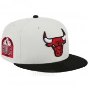 Gorra Chicago Bulls Retro City Conference Crema Negro