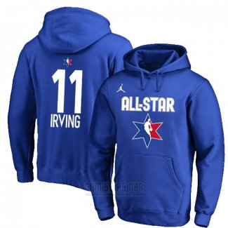 Sudaderas con Capucha All Star 2020 Brooklyn Nets Kyrie Irving Azul