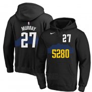 Sudaderas con Capucha Denver Nuggets Jamal Murray Ciudad 2023-24 Negro