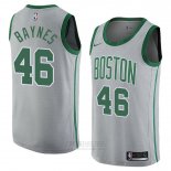 Camiseta Boston Celtics Aron Baynes #46 Ciudad 2018 Gris