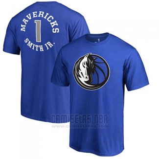 Camiseta Manga Corta Dennis Smith Jr. Dallas Mavericks Azul3