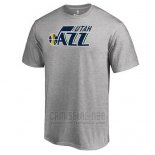 Camiseta Manga Corta Utah Jazz Gris2