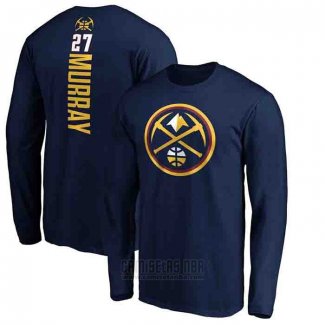 Camiseta Manga Larga Jamal Murray Denver Nuggets 2019-20 Azul