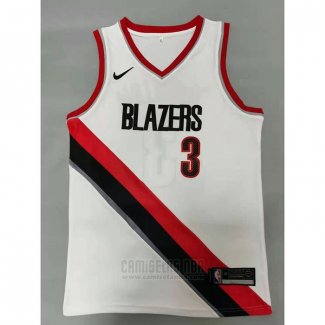 Camiseta Portland Trail Blazers C.j. McCollum #3 Ciudad 2018-19 Negro