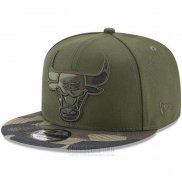 Gorra Chicago Bulls Verde Militar