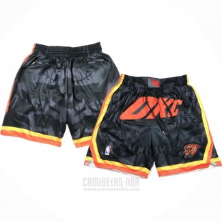 Pantalone Oklahoma City Thunder Ciudad Just Don 2023-24 Negro