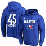 Sudaderas con Capucha All Star 2020 Utah Jazz Donovan Mitchell Azul