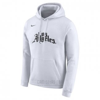 Sudaderas con Capucha Los Angeles Clippers Blanco 2019-20 Ciudad