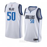 Camiseta Dallas Mavericks Salah Mejri #50 Association 2018-19 Blanco