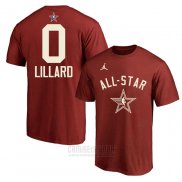 Camiseta Manga Corta All Star 2024 Damian Lillard Rojo