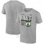 Camiseta Manga Corta Boston Celtics 2024 Eastern Conference Champions Gris