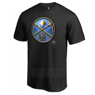 Camiseta Manga Corta Denver Nuggets Negro2