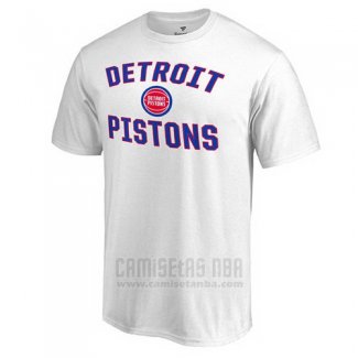 Camiseta Manga Corta Detroit Pistons Blanco2