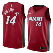 Camiseta Miami Heat Derrick Walton Jr. #14 Statement 2018 Rojo