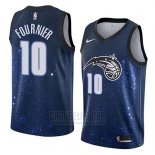 Camiseta Orlando Magic Evan Fournier #10 Ciudad 2018 Azul