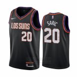 Camiseta Phoenix Suns Dario Saric #20 Ciudad Negro