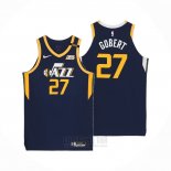 Camiseta Utah Jazz Rudy Gobert #27 Icon Autentico Azul