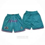 Pantalone Charlotte Hornets Retro Just Don Verde